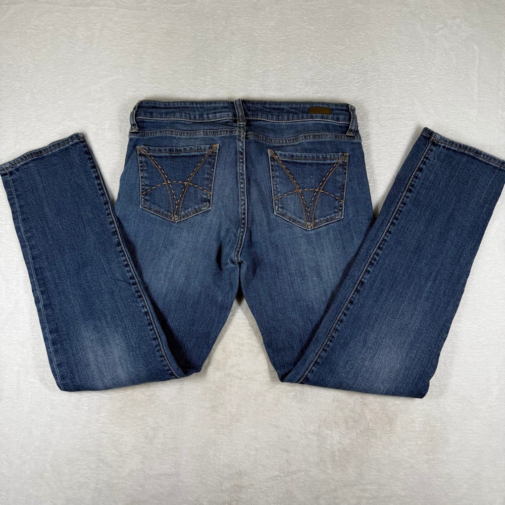 Kut from the Kloth Womens Straight Leg Jeans Blue Medium Wash Denim Size 8
